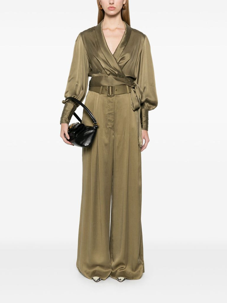 Wrap Silk Blouse