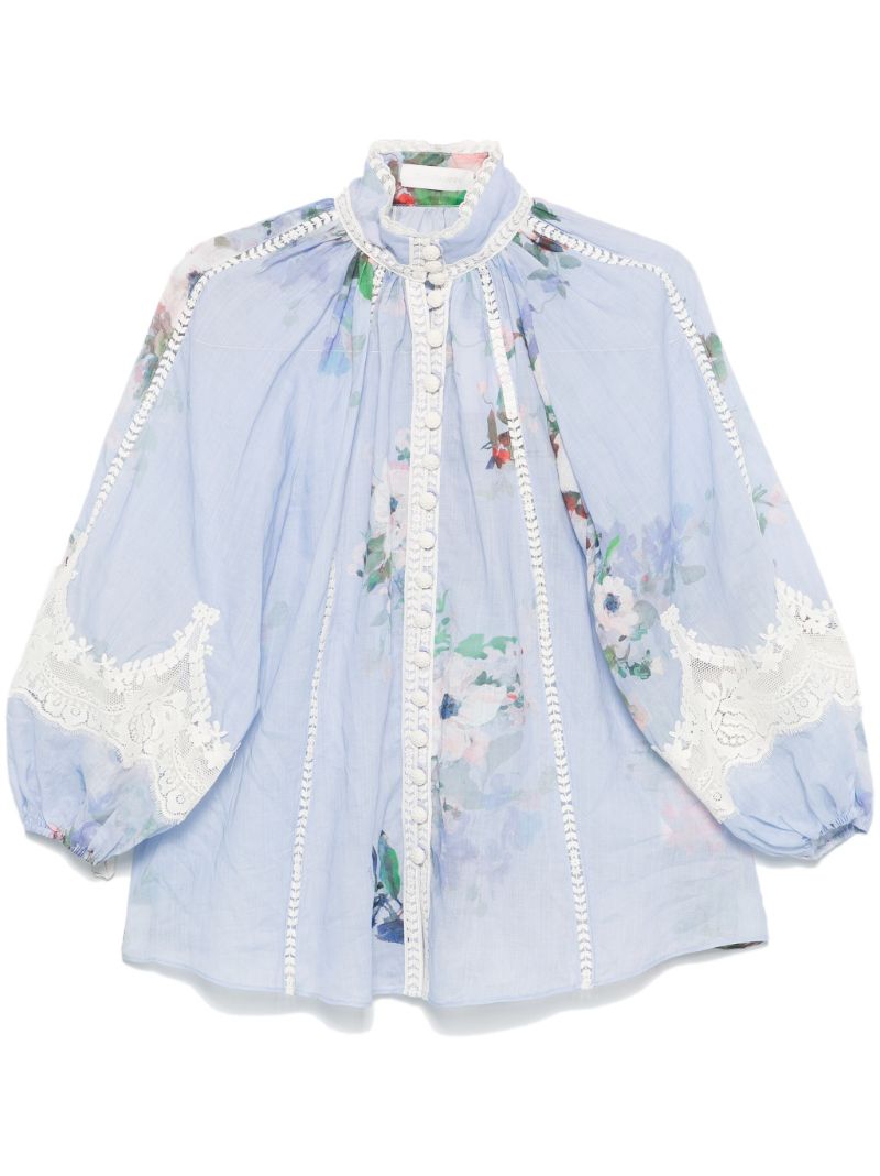 Blue Everley Blouse