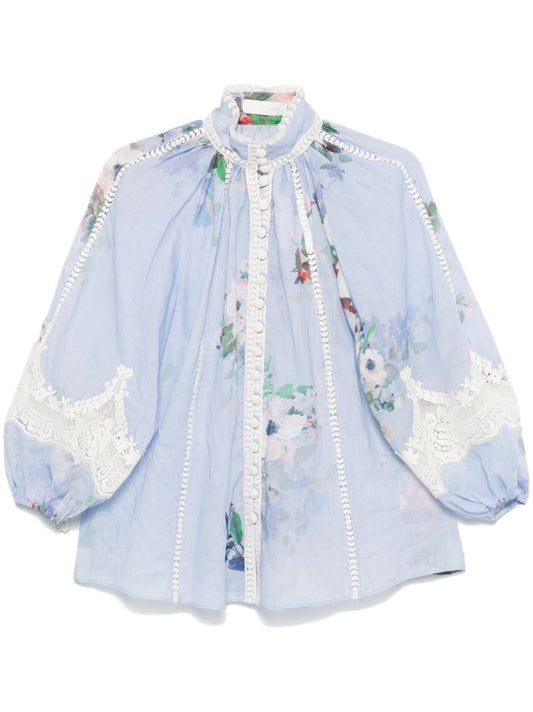 Blue Everley Blouse