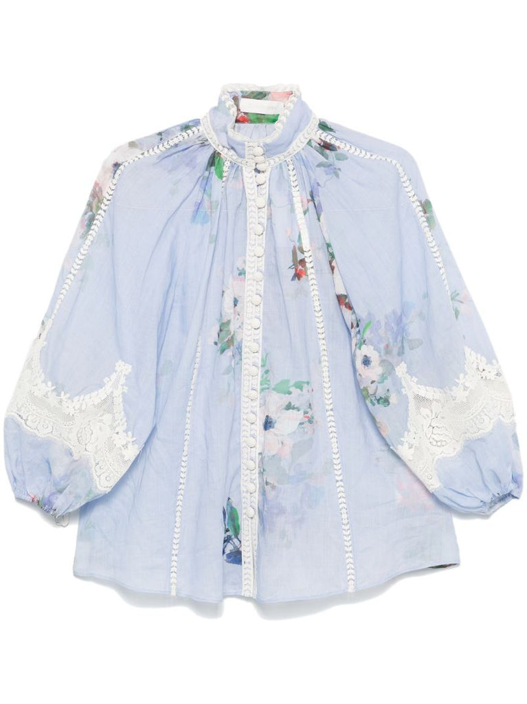 Blue Everley Blouse