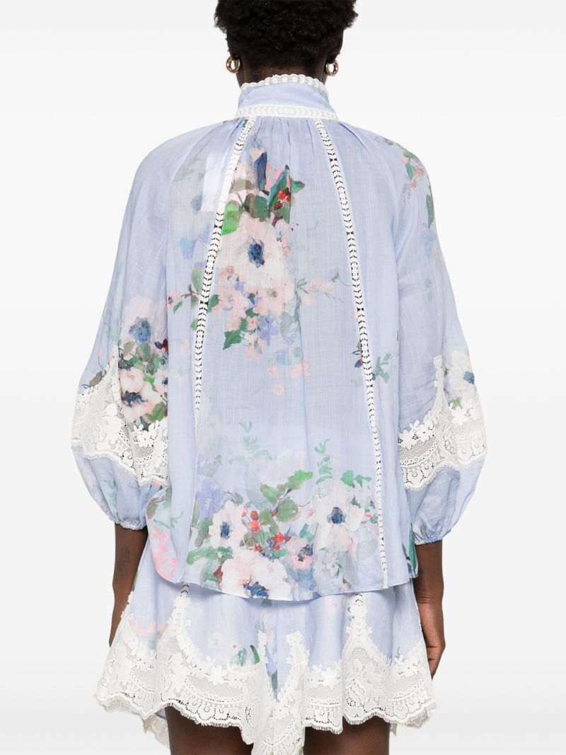 Blue Everley Blouse