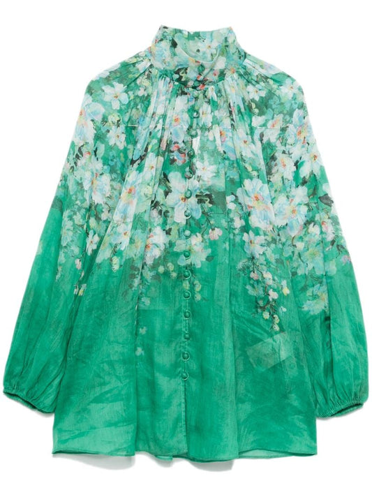 Green Everley Blouse