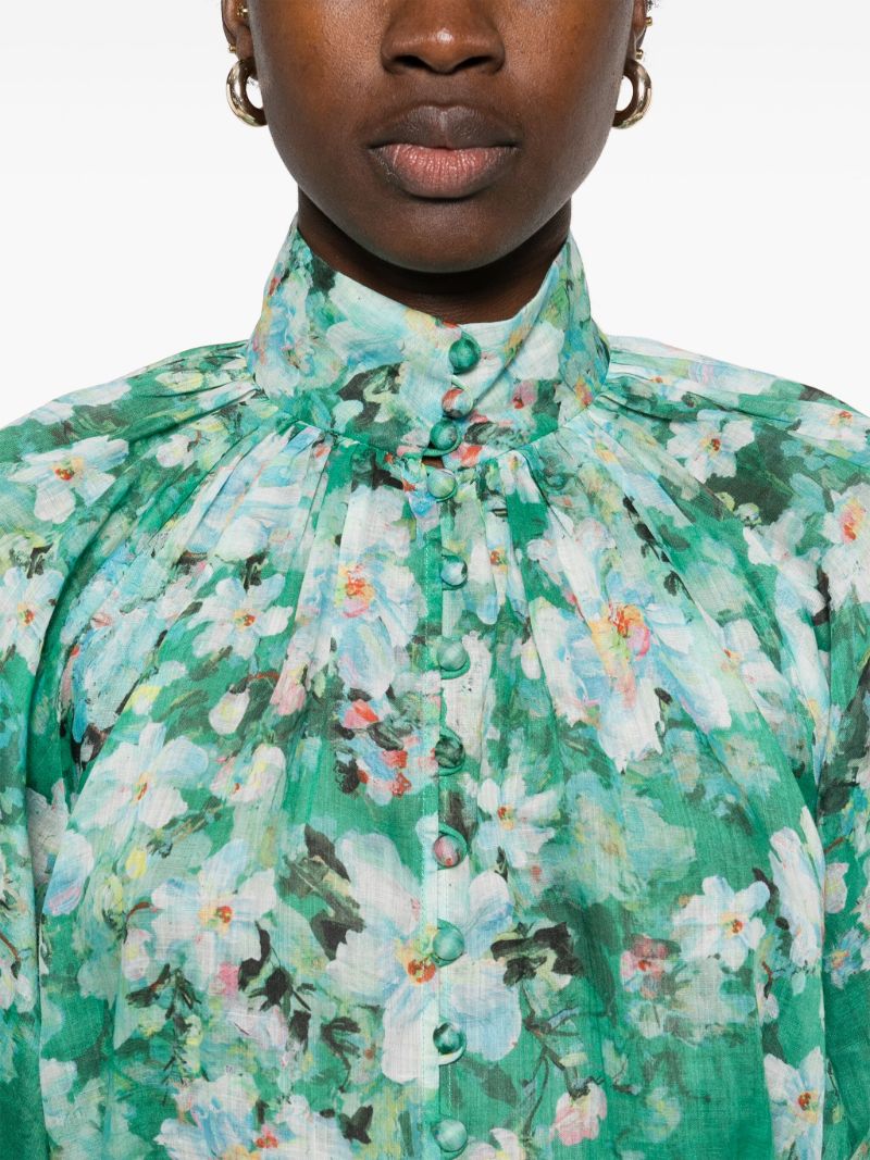 Green Everley Blouse