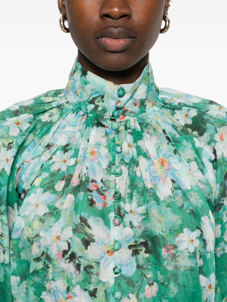 Green Everley Blouse