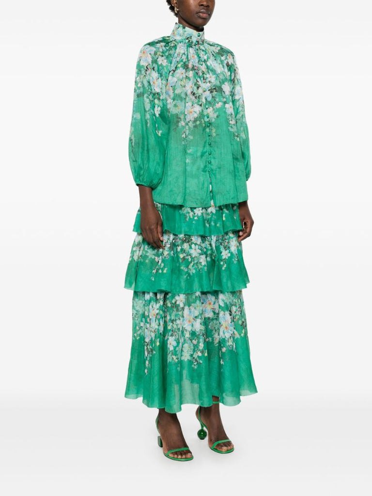 Green Everley Blouse