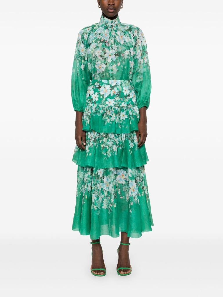 Green Everley Blouse