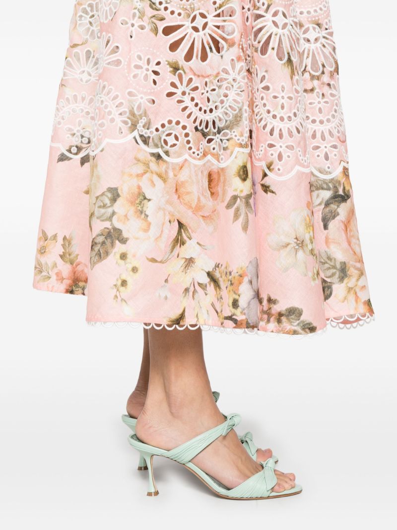 Acacia Broderie Midi Dress