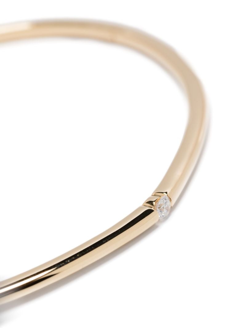 18kt Yellow Gold Zeus Diamond Bangle Bracelet