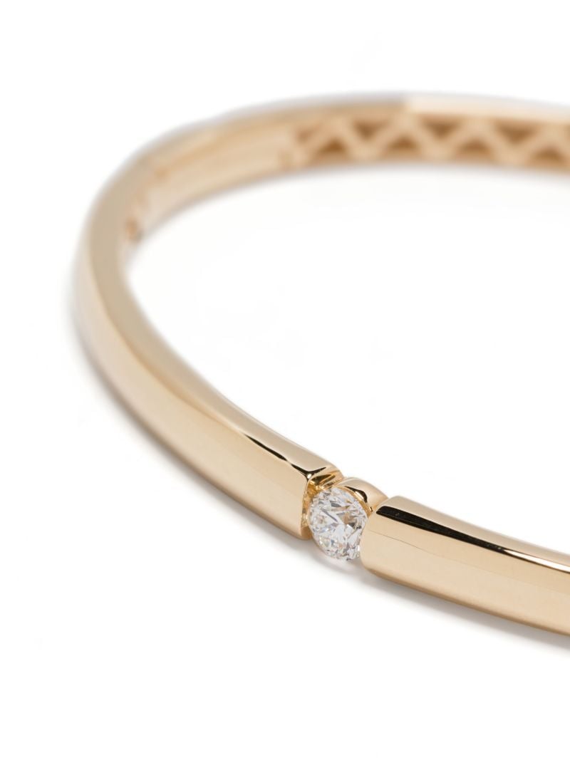 18kt Yellow Gold Zeus Diamond Bangle Bracelet