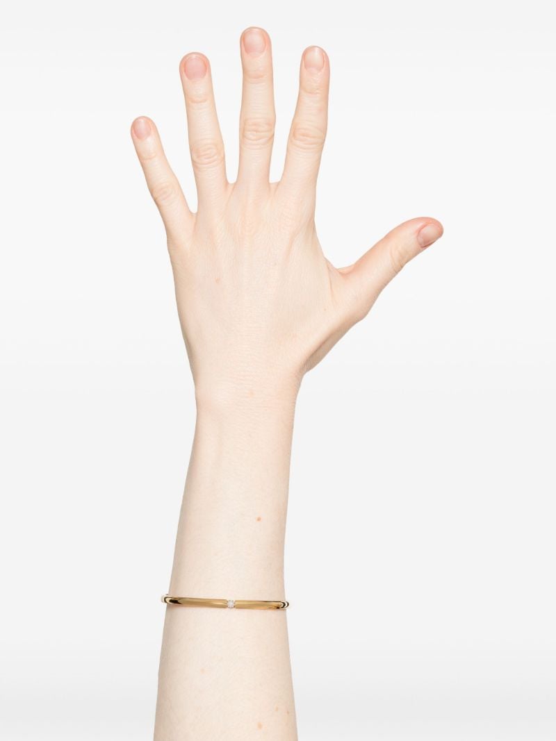 18kt Yellow Gold Zeus Diamond Bangle Bracelet