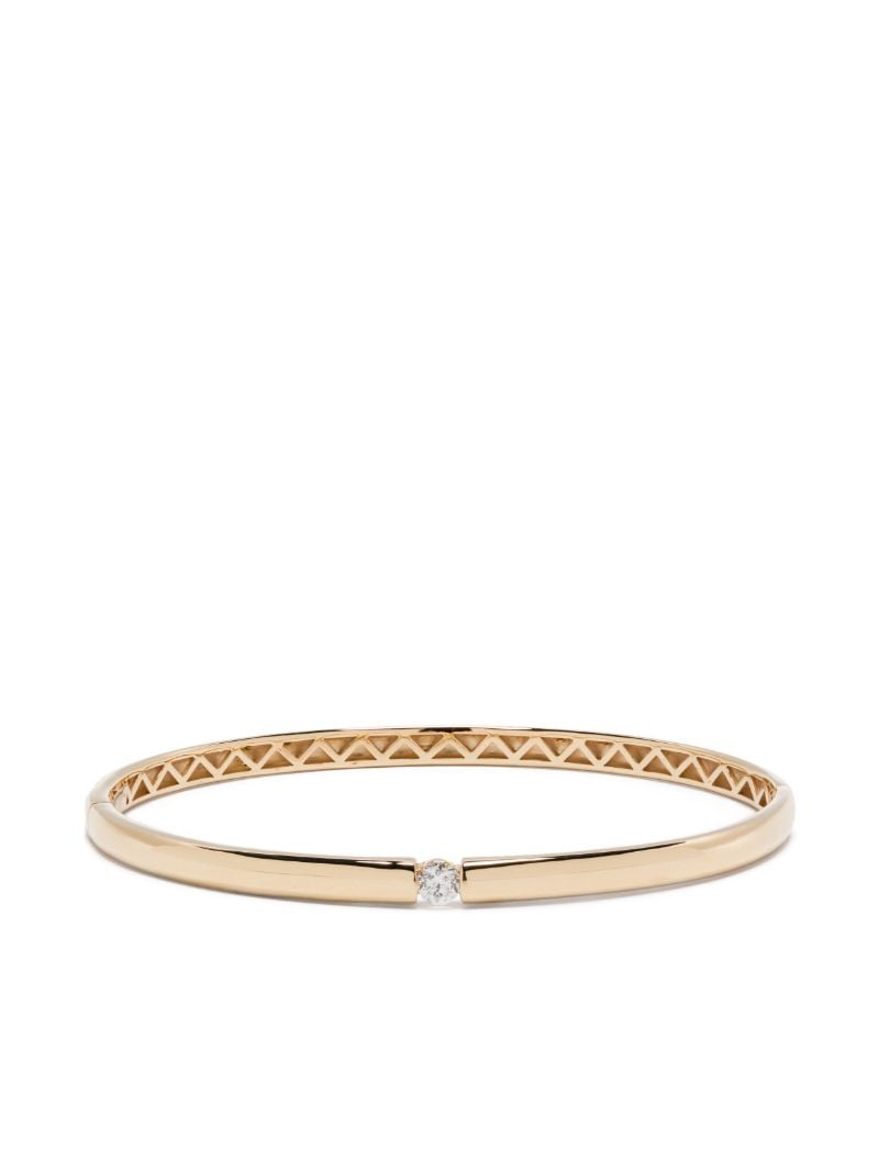 18kt Yellow Gold Zeus Diamond Bangle Bracelet