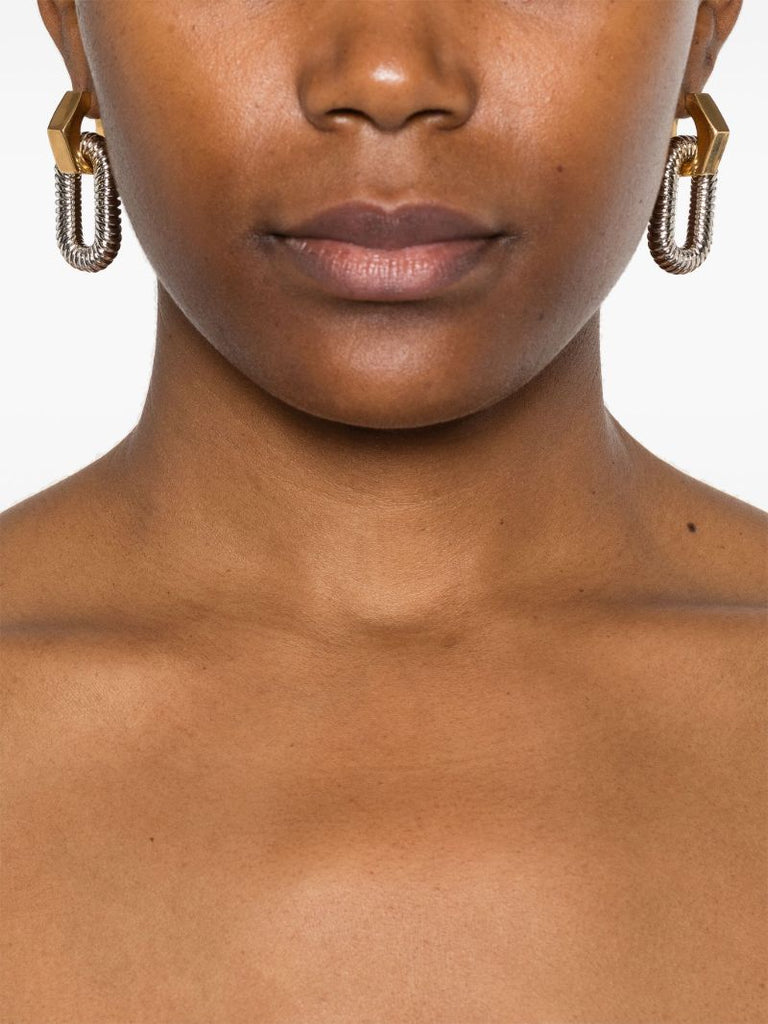 Wide Links Earrings