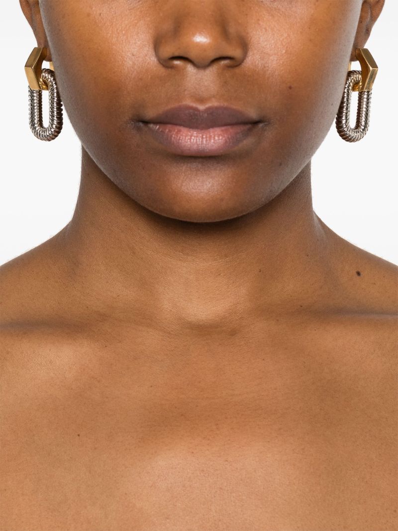Wide Links Earrings