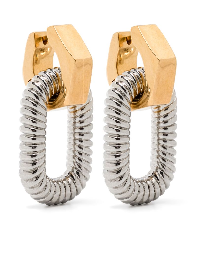 Wide Links Earrings