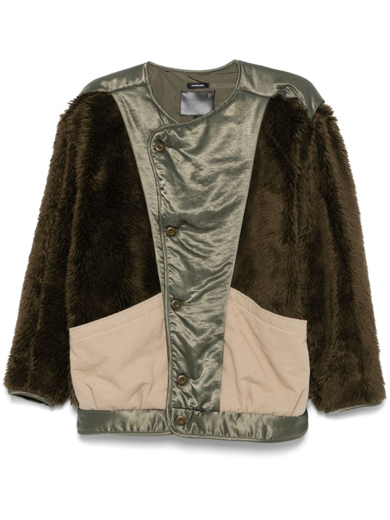 Green Coccoon Liner Jacket