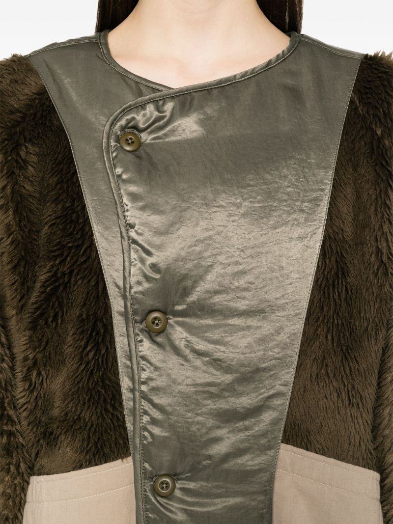 Green Coccoon Liner Jacket