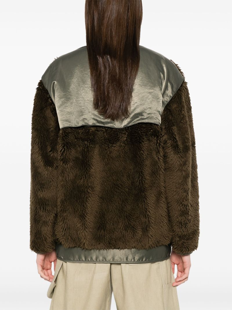 Green Coccoon Liner Jacket