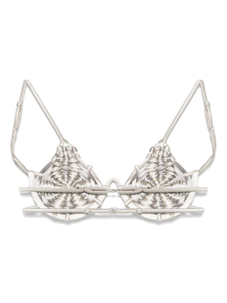 Spiral-weave Bikini Top