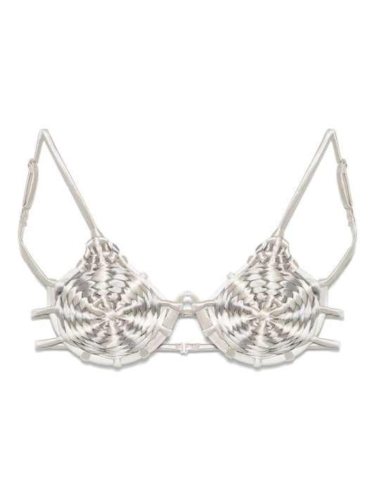 Spiral-weave Bikini Top
