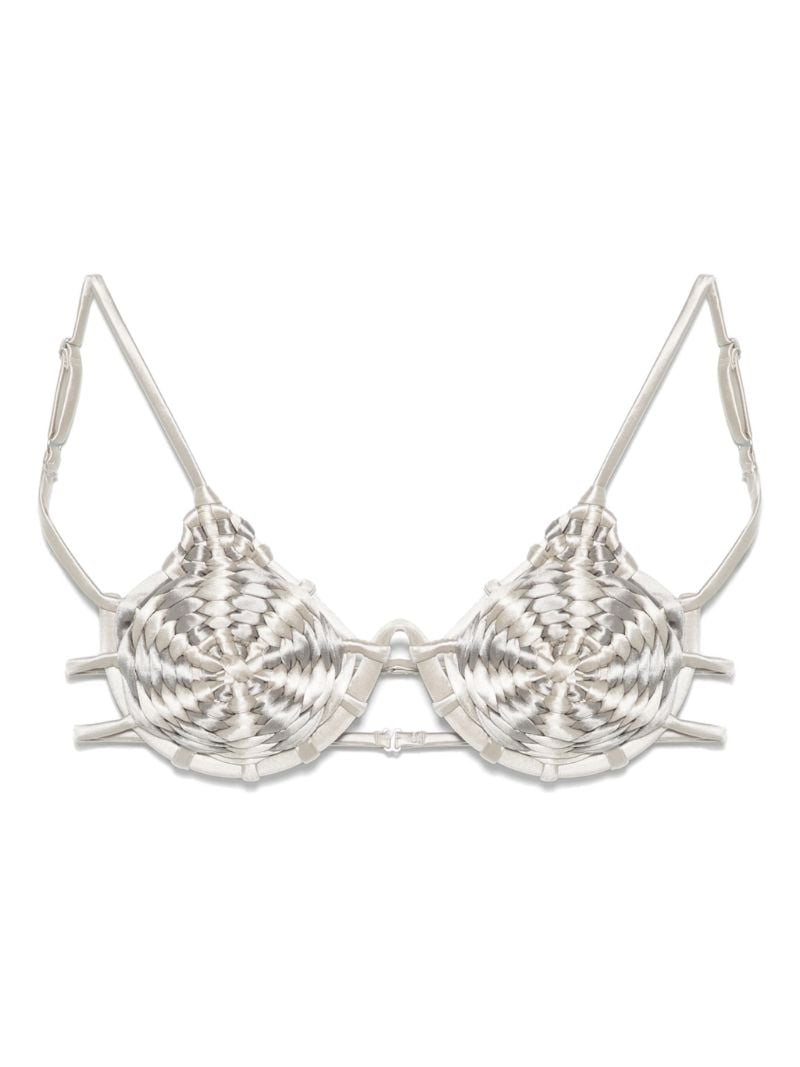 Spiral-weave Bikini Top