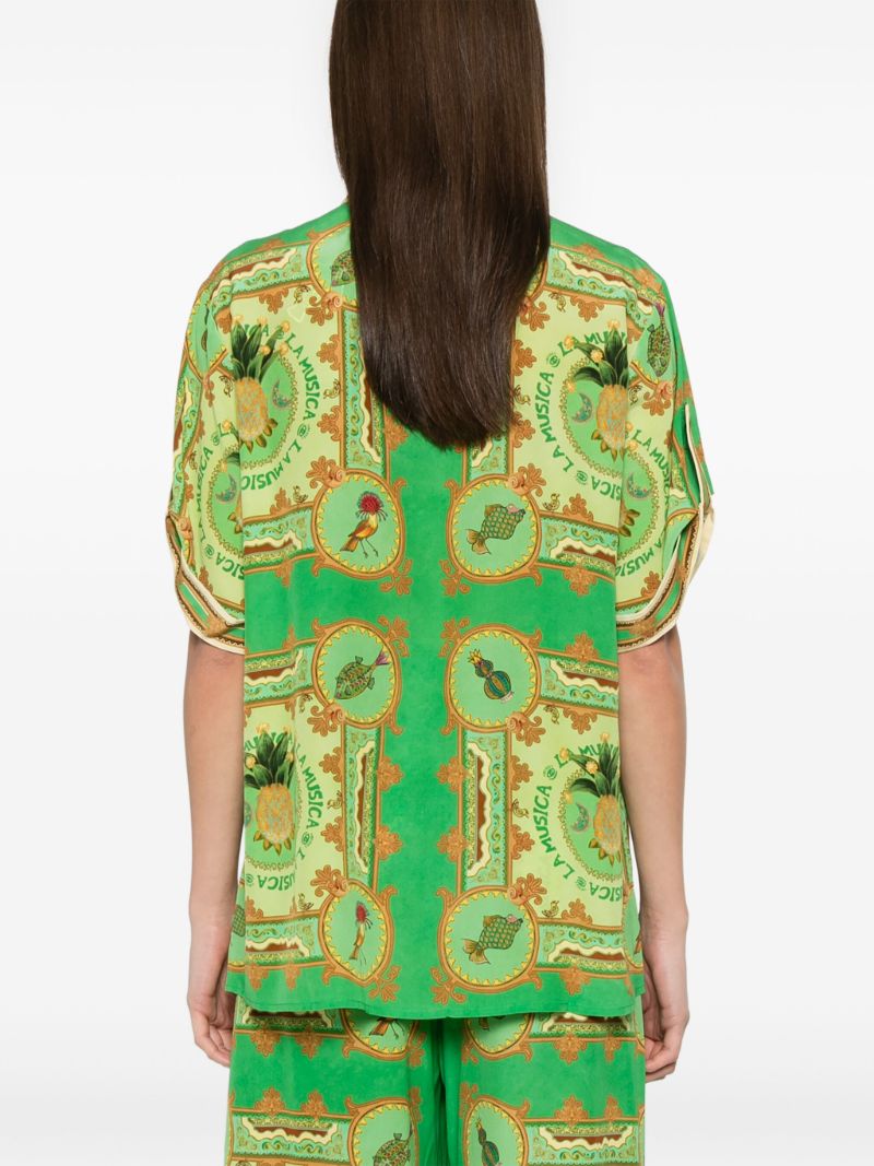Green La Musica Shirt