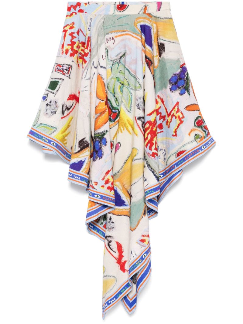 White La Charrasca Skirt