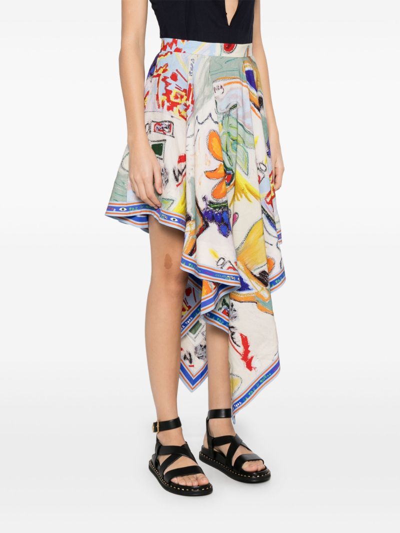 White La Charrasca Skirt
