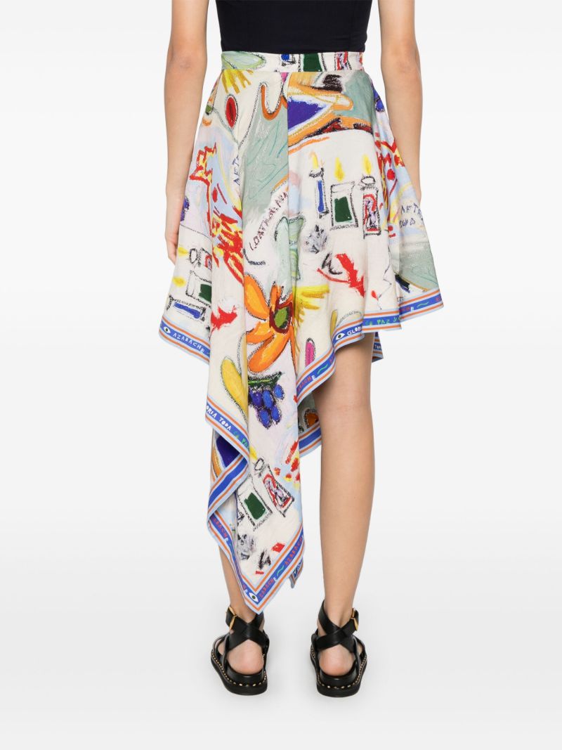 White La Charrasca Skirt