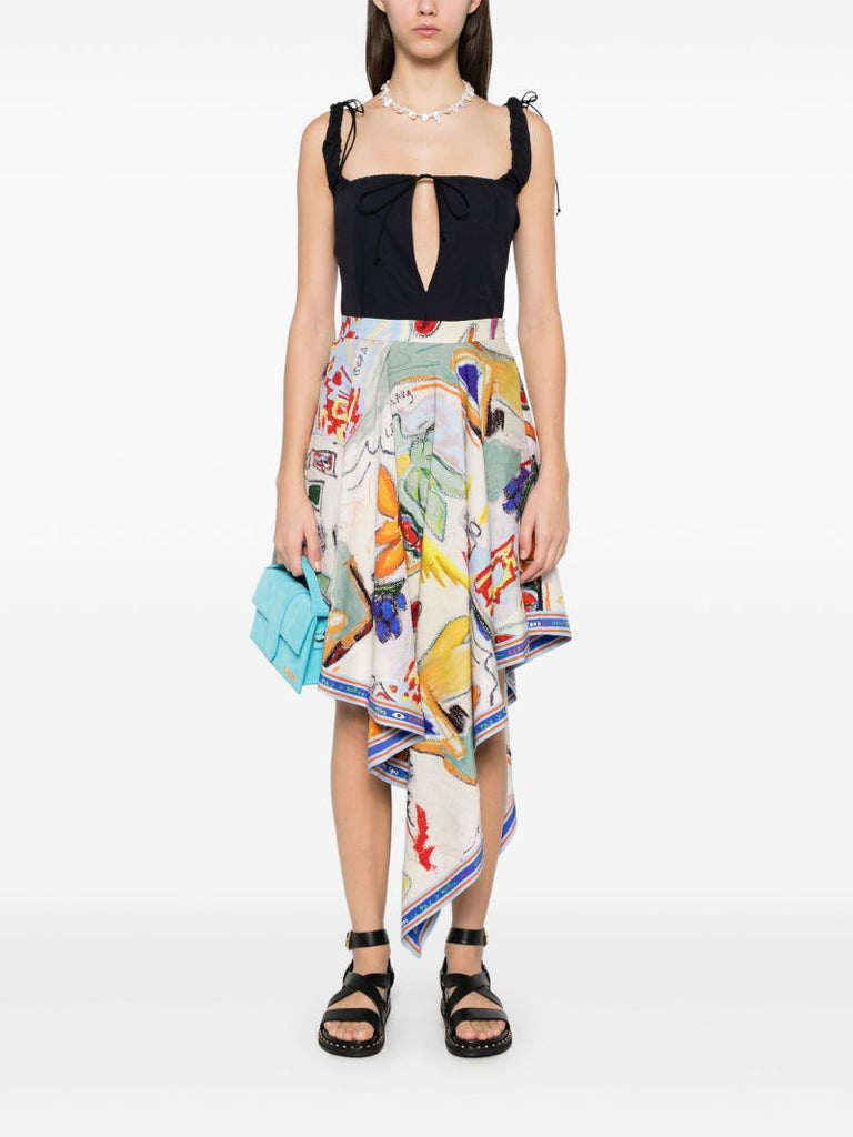 White La Charrasca Skirt