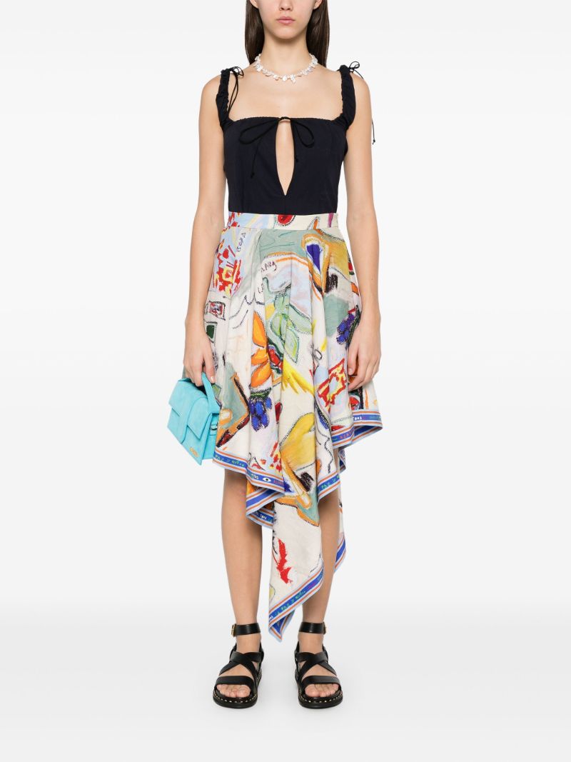 White La Charrasca Skirt