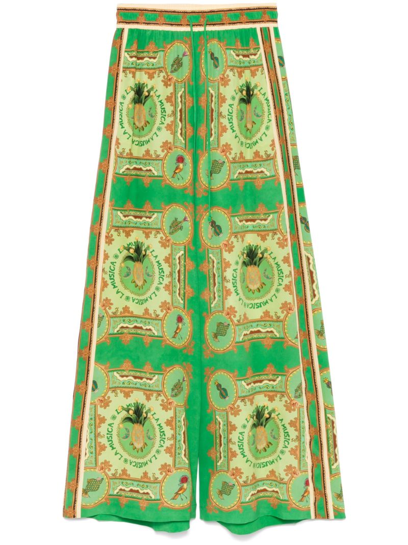 Green La Musica Trousers