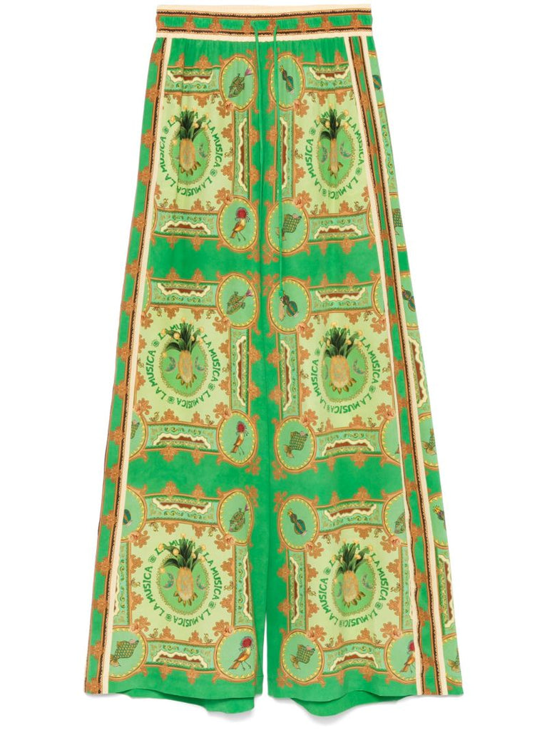 Green La Musica Trousers