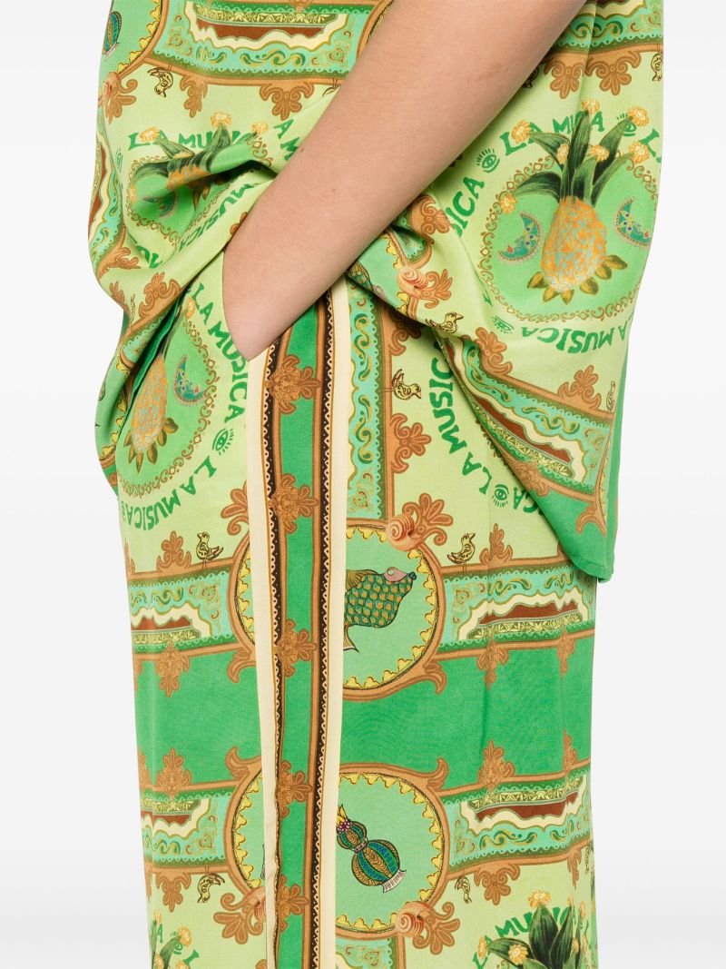 Green La Musica Trousers