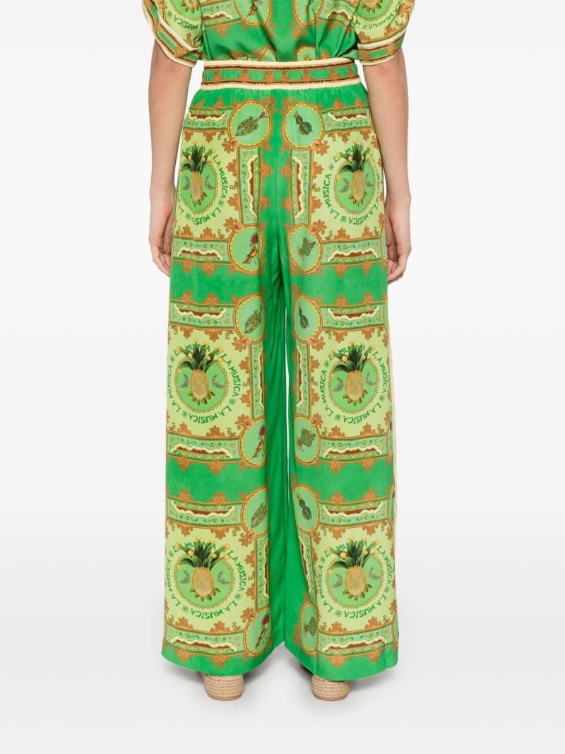 Green La Musica Trousers