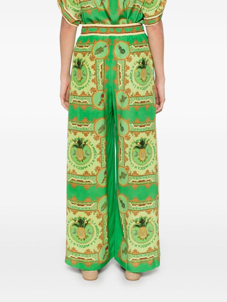 Green La Musica Trousers