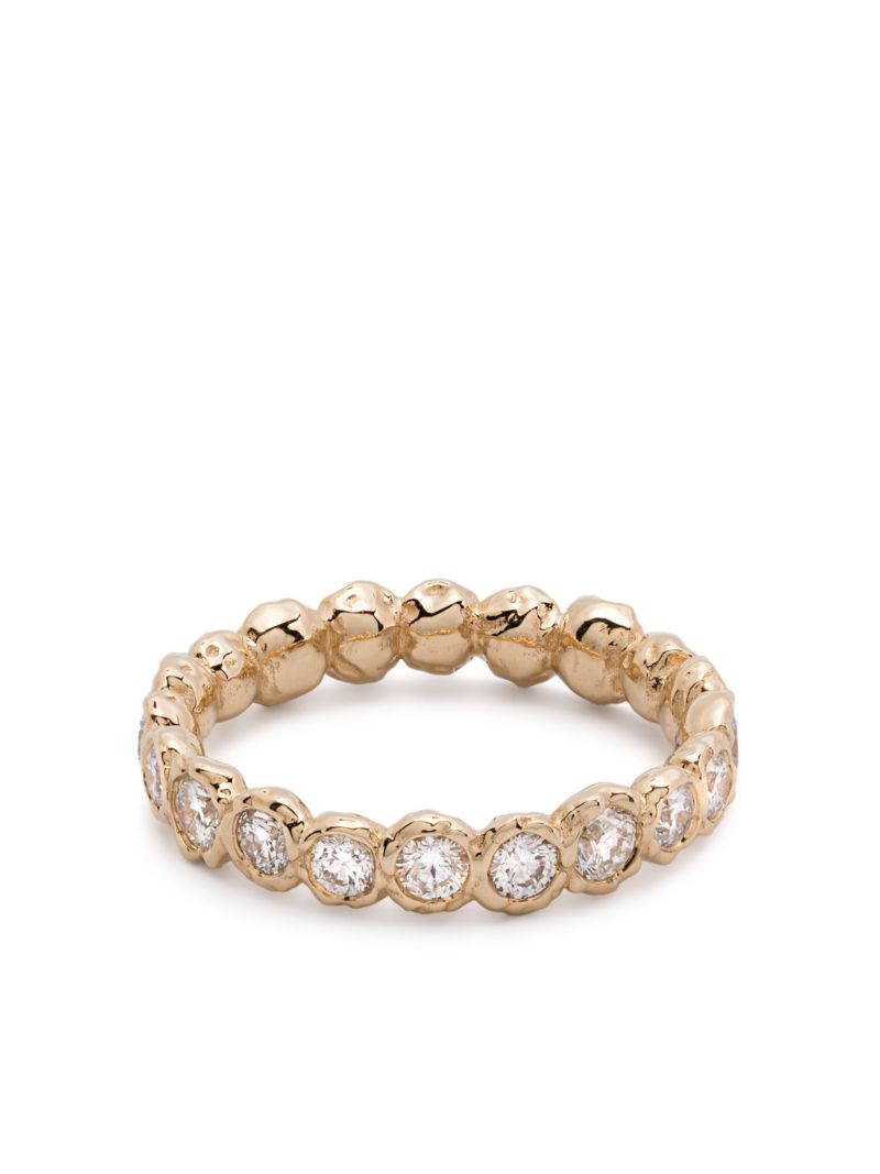 14k Yellow Gold Alpha Diamond Ring