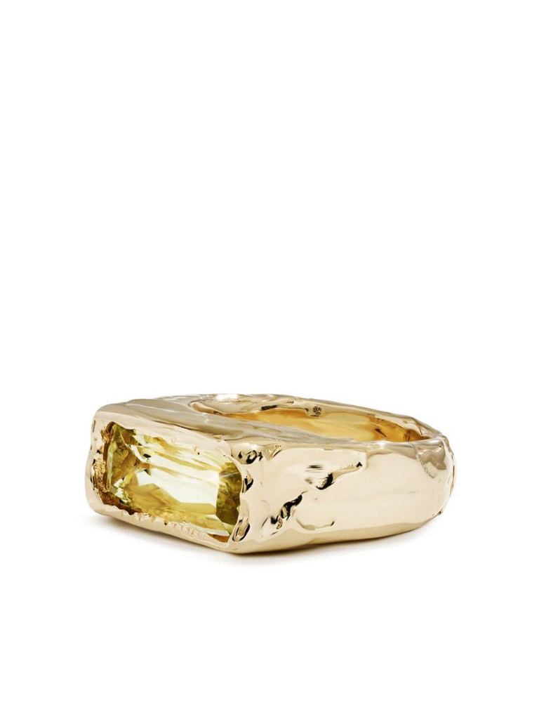 14k Yellow Gold Cogency Beryl Band Ring