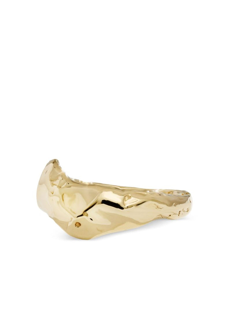 14k Yellow Gold Ray Ring