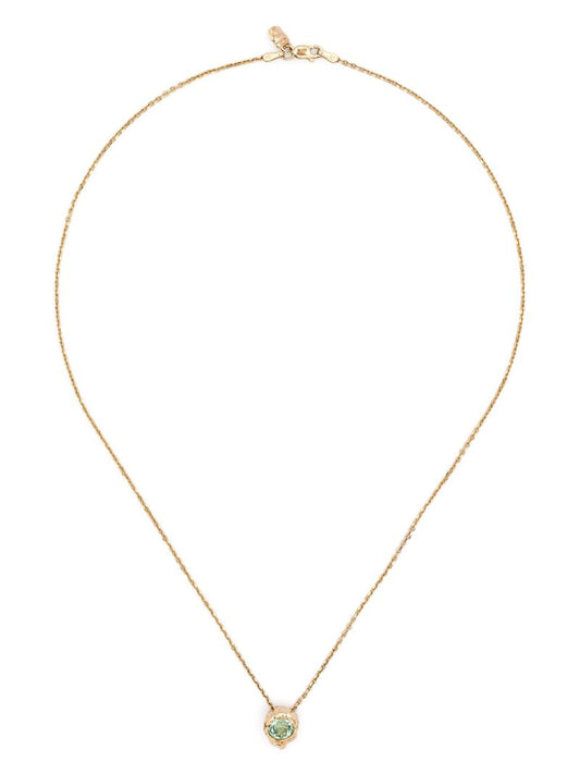 14k Yellow Gold Alfa Tourmaline Necklace