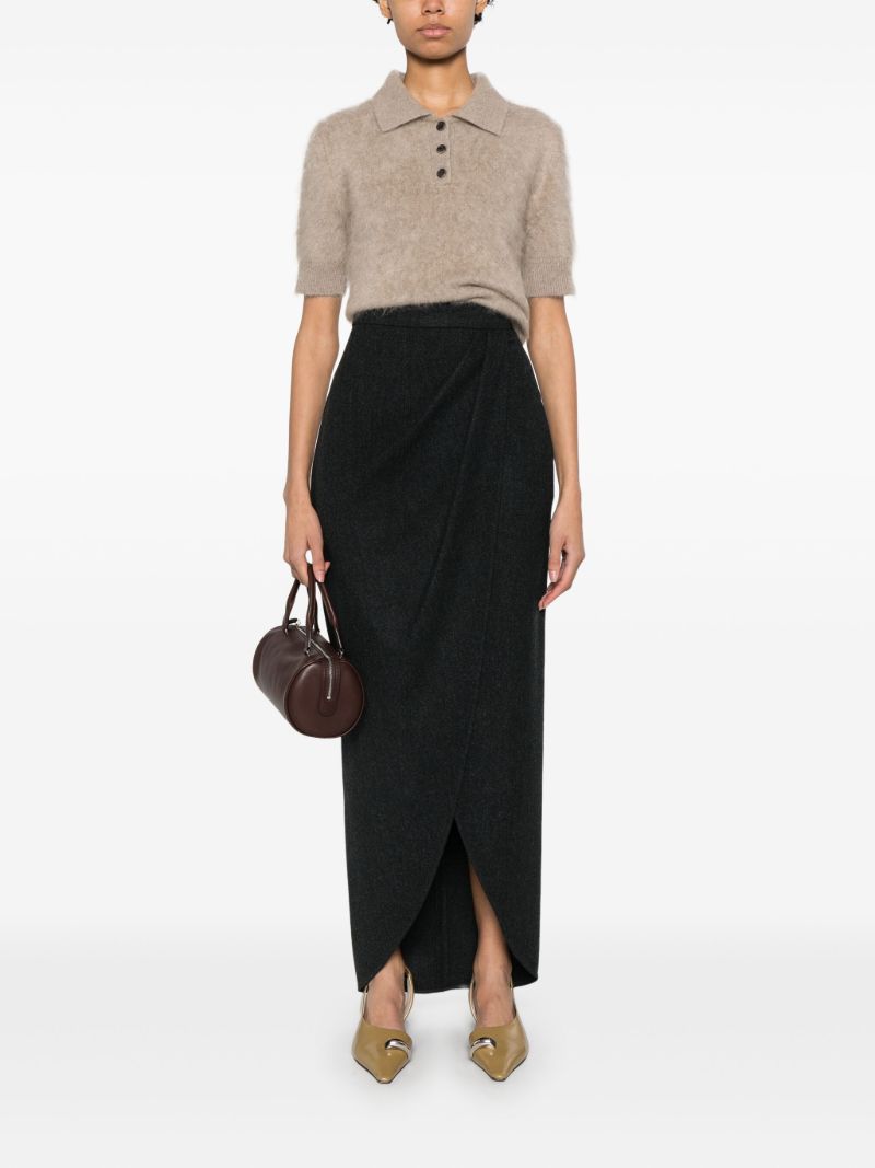 Wrap Maxi Skirt