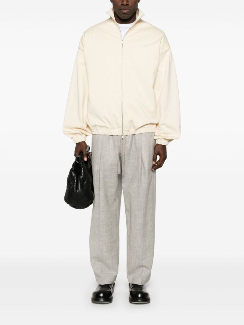 Zipped Bomber Jacket