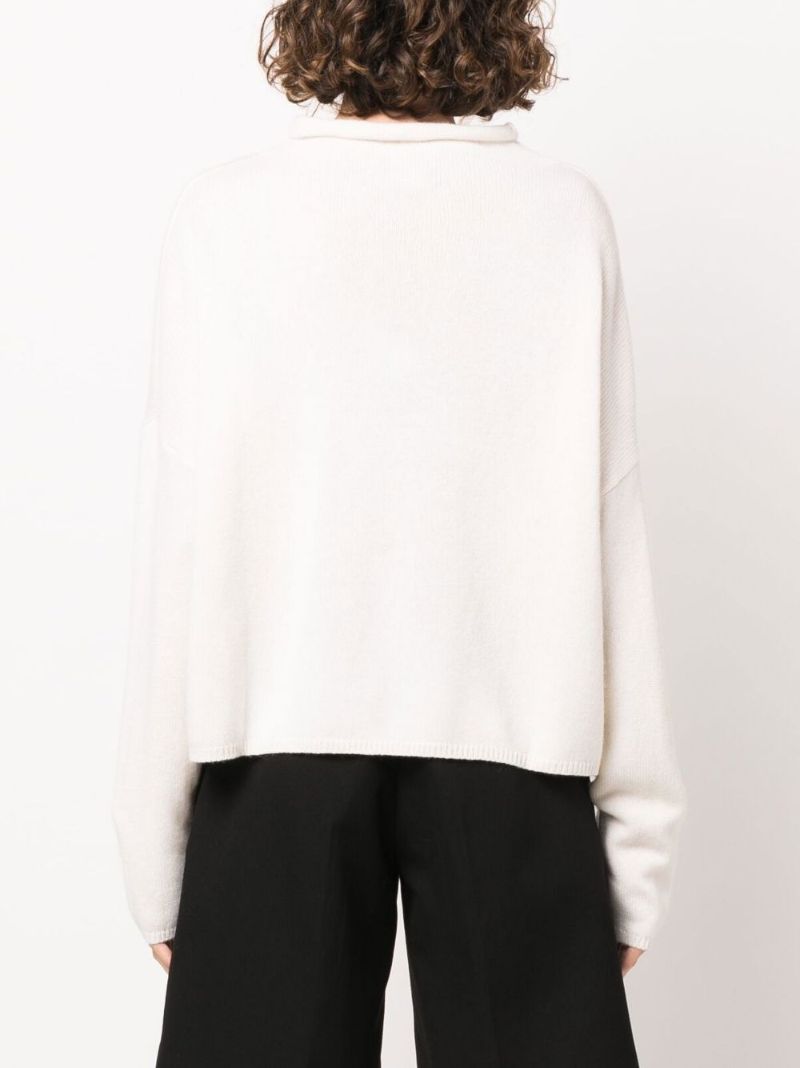 Neutral Sandy Cashmere Sweater