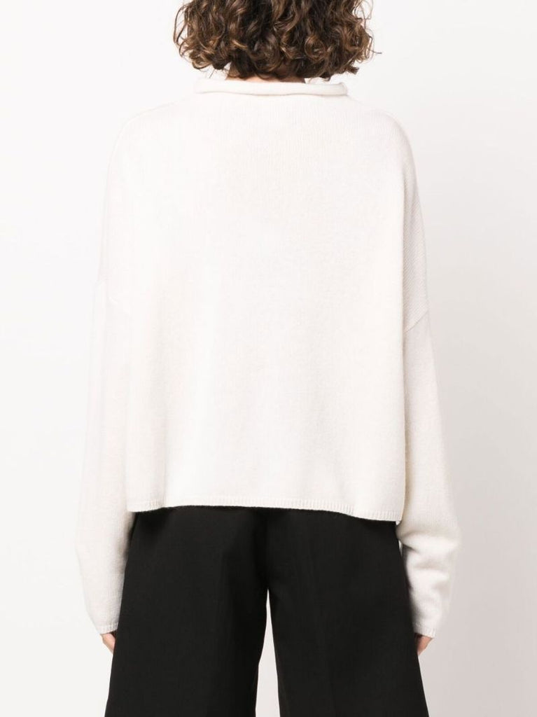Neutral Sandy Cashmere Sweater