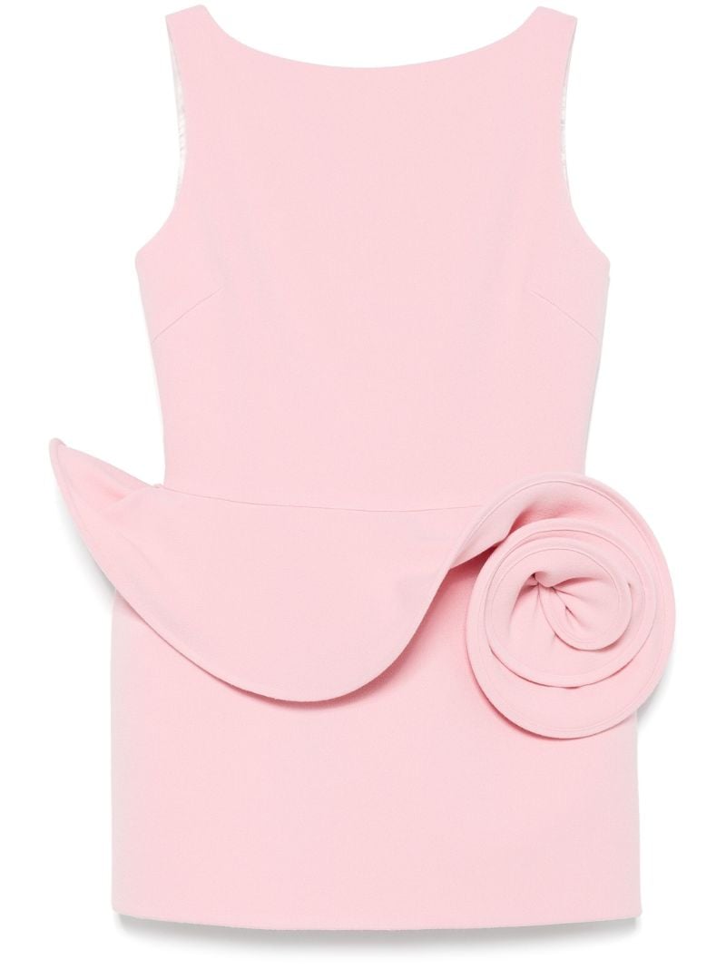 Floral-appliquÃ_x0083_Â© Sheath Mini Dress