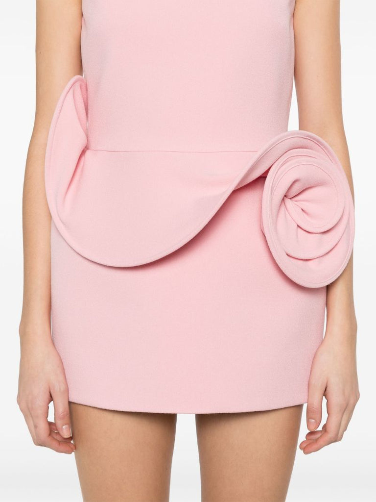 Floral-appliquÃ_x0083_Â© Sheath Mini Dress