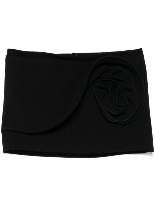 Floral-appliquÃ_x0083_Â© Mini Skirt