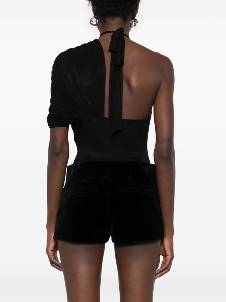 Black Cape-style Bodysuit