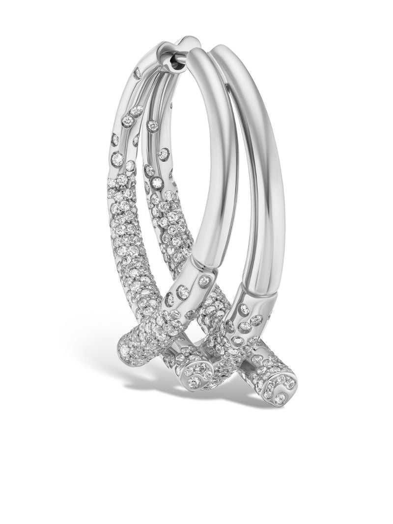18kt White Gold Oera Diamond Earrings