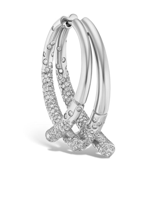 18kt White Gold Oera Diamond Earrings