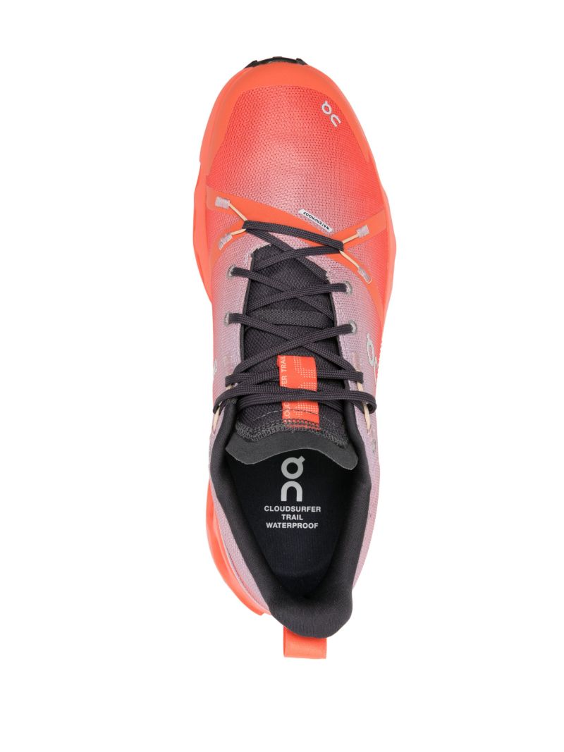 Orange Cloudsurfer Trail Sneakers